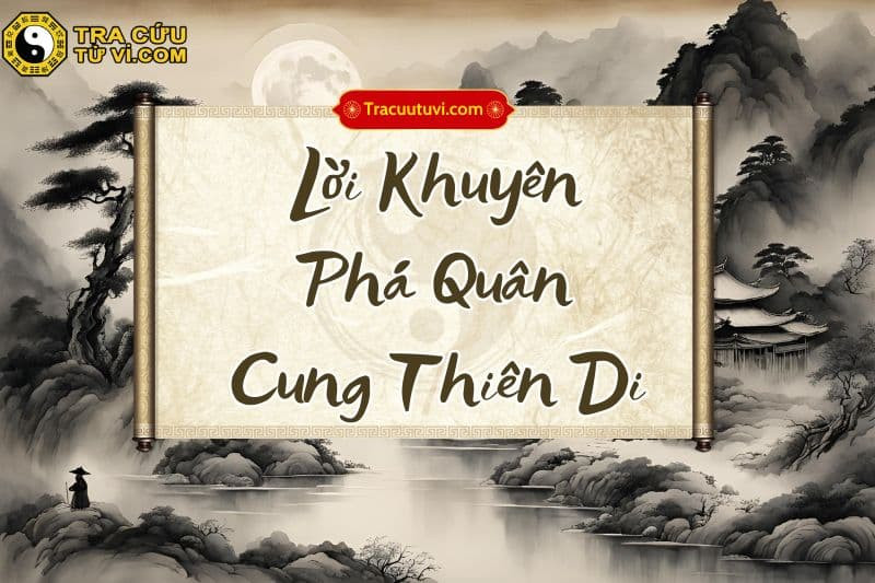 Lời khuyên cho người có Phá Quân cung Thiên Di