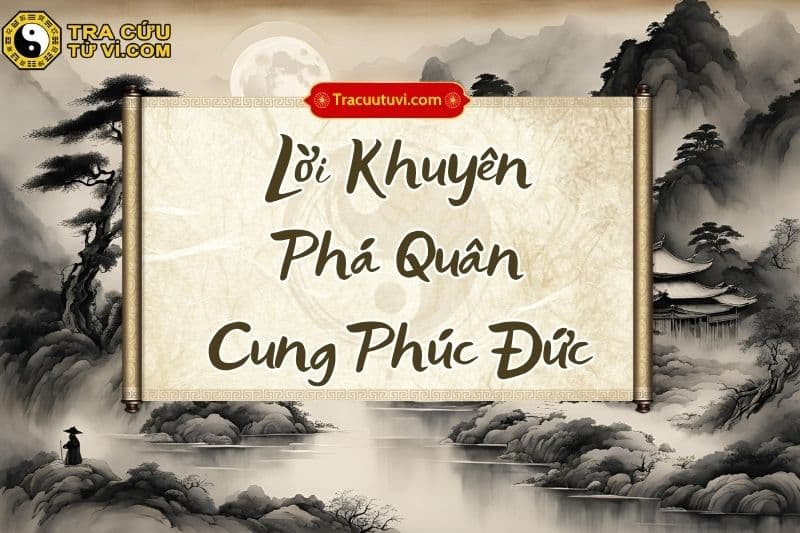 Lời khuyên cho người có sao Phá Quân tại cung Phúc Đức