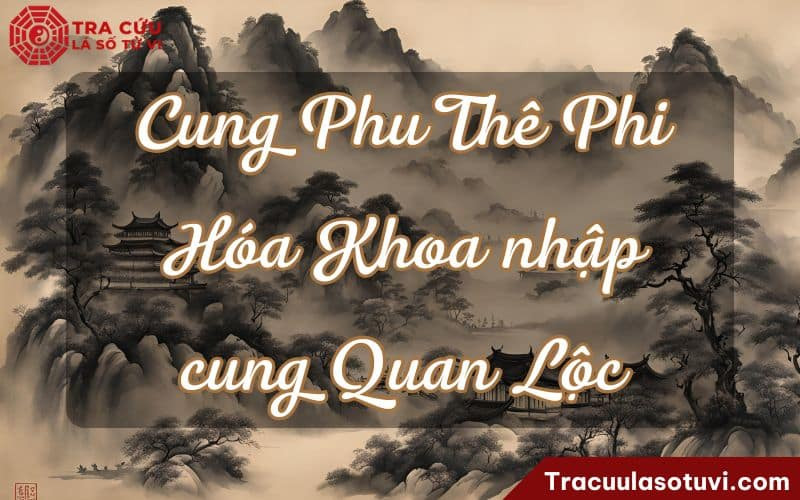 Luận giải cung Phu Thê phi hóa Khoa