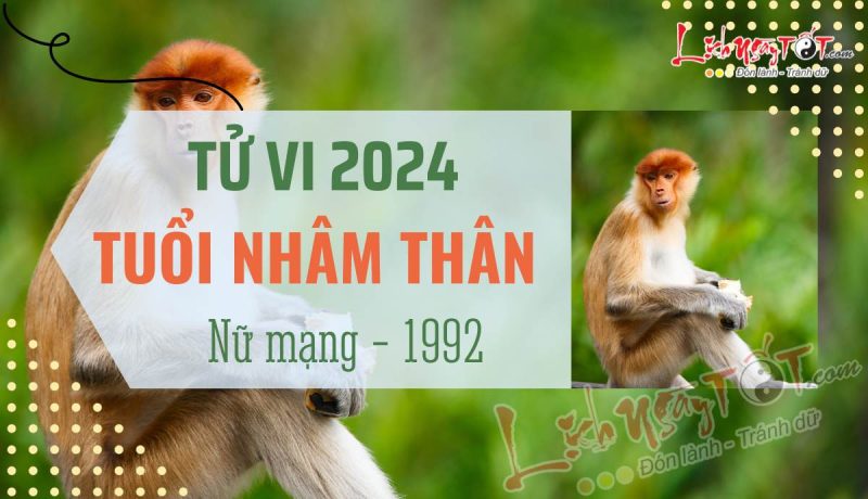 luận giải tử vi Nhâm Thân nữ 1992 trong năm Giáp Thìn