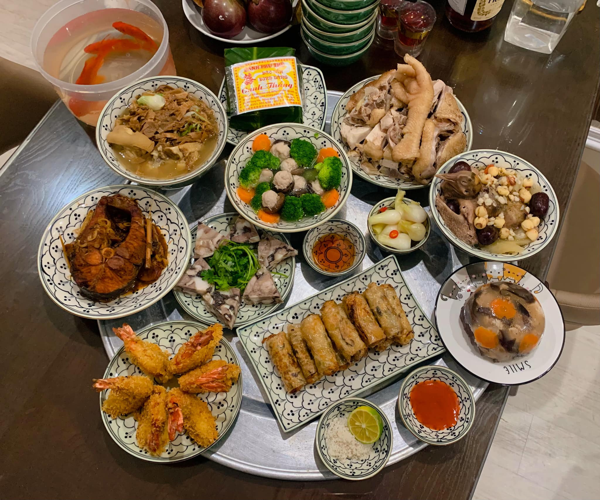 Mâm cỗ cúng ông táo chuẩn vị miền Bắc với những món ăn đặc trưng