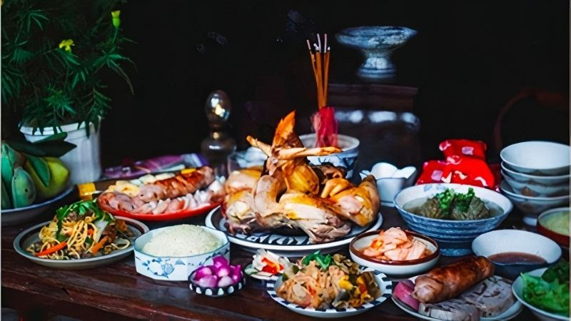 Mâm lễ vật cúng mùng 9 giờ nào tốt với đầy đủ hương đăng hoa trà quả phẩm