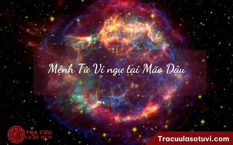Mệnh Tử Vi ngự tại Mão Dậu
