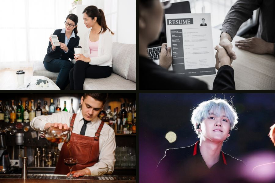 Một nhóm người đang làm việc sáng tạo, minh họa cho các công việc phù hợp với Song Ngư