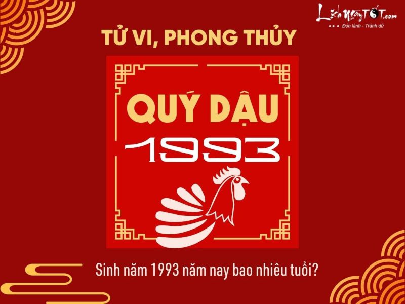 Người sinh năm 1993 tuổi Quý Dậu cầm tinh con Gà