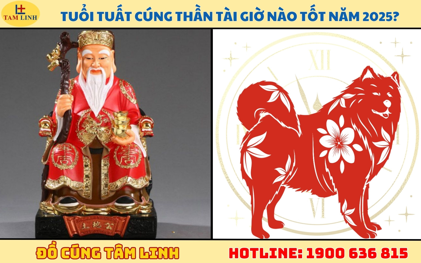 Người tuổi Tuất cúng Vía Thần Tài vào giờ tốt, mong cầu bình an và may mắn trong công việc