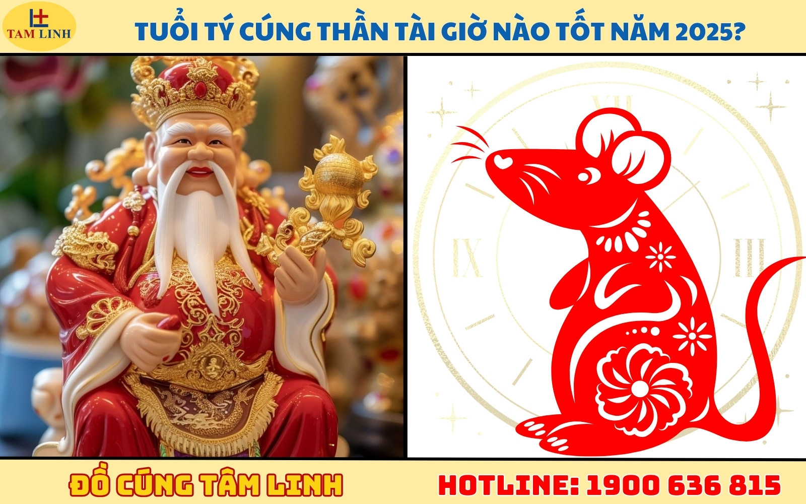 Người tuổi Tý chọn giờ hoàng đạo cúng Thần Tài để cầu mong công việc kinh doanh thuận lợi, phát đạt