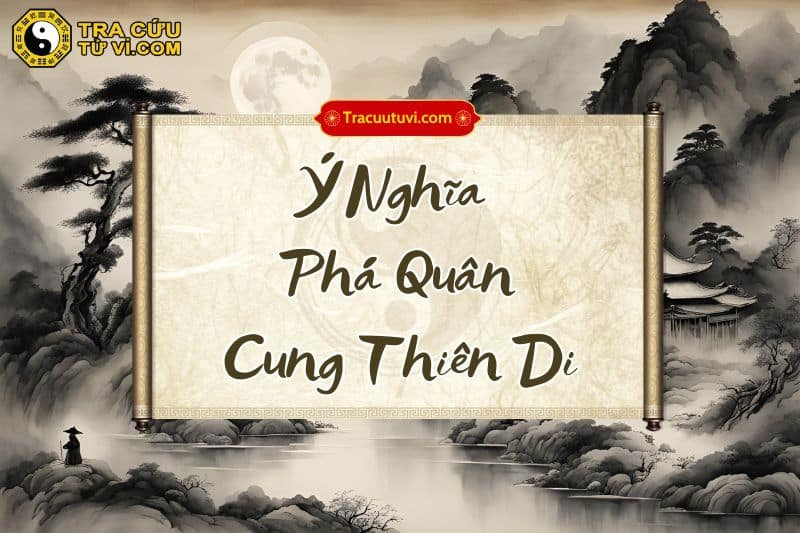 Phá Quân cung Thiên Di ở các trạng thái