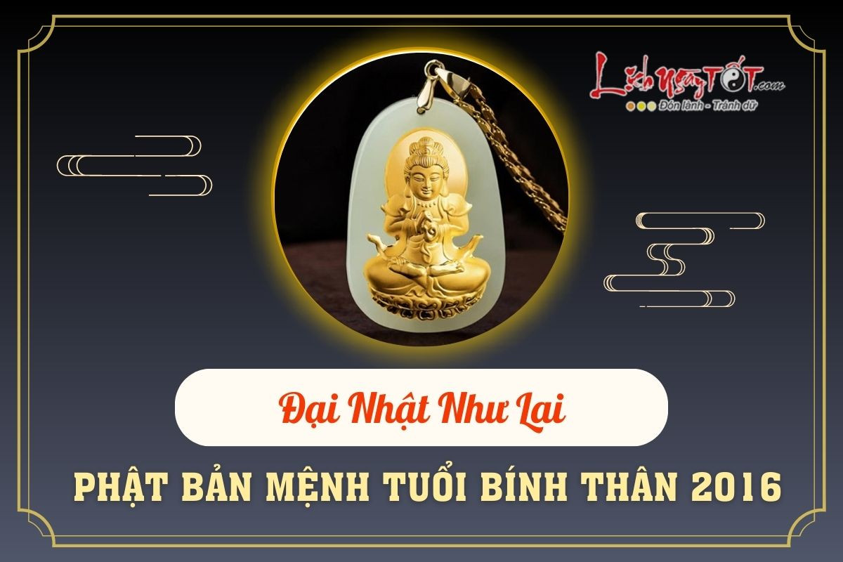 Phật bản mệnh hộ trì nam Bính Thân