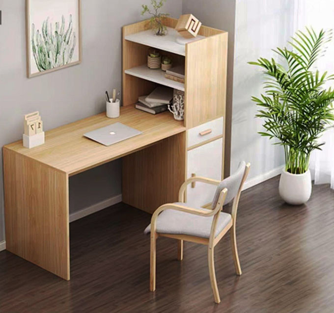 Phòng làm việc được bố trí hợp hướng cho gia chủ Quý Hợi