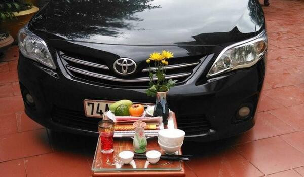 Phong tục lễ cúng đầu xe đã trở thành nét đẹp văn hóa tâm linh của người Việt từ bao đời nay