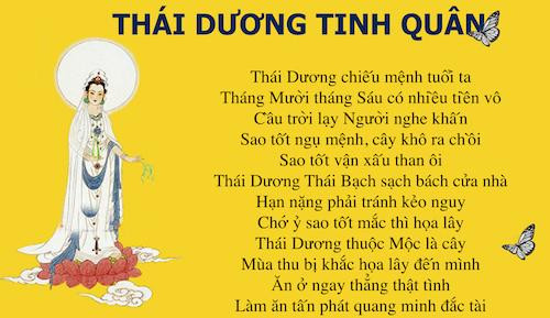 Sao Thái Dương trong Tử Vi với ánh sáng rực rỡ tượng trưng cho quyền lực và công danh