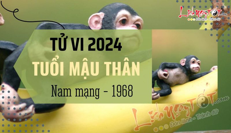 Tổng quan tử vi Mậu Thân 1968 nam mạng trong năm 2024 Giáp Thìn