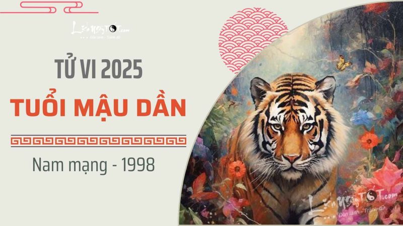 Tổng quan tử vi năm 2025 tuổi Mậu Dần nam sinh 1998