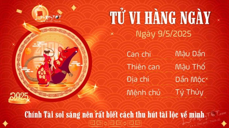 Tử Vi Ngày 9 Tháng 5 Năm 2025 Của 12 Con Giáp: Vận Trình Chi Tiết