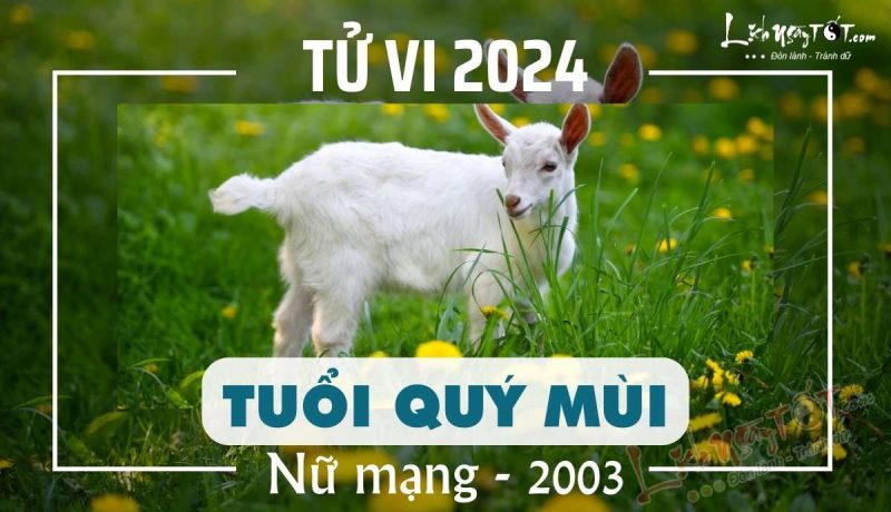 Tử vi Quý Mùi 2024 nữ mạng
