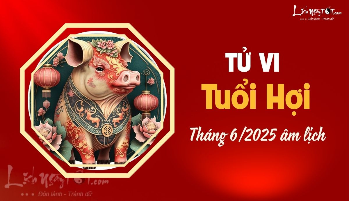 Tử vi tháng 6/2025 cho tuổi Hợi, đón nguồn năng lượng dồi dào, cần bứt phá