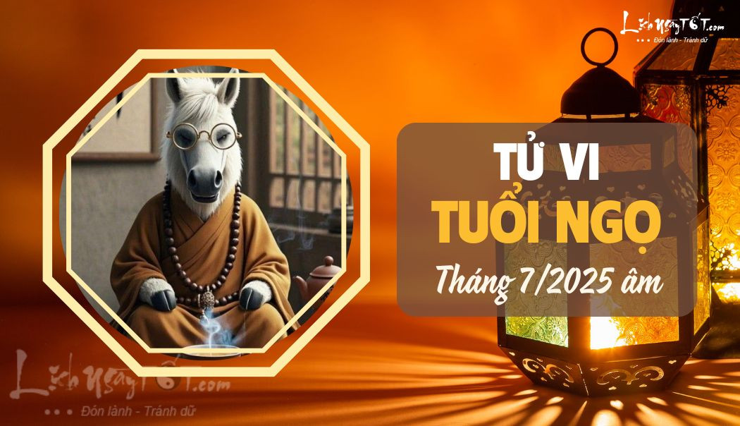 Tử vi tháng 7 2025 tuổi Ngọ