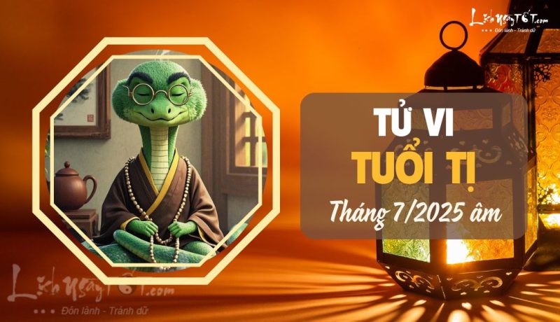 Tử vi tháng 7 2025 tuổi Tý