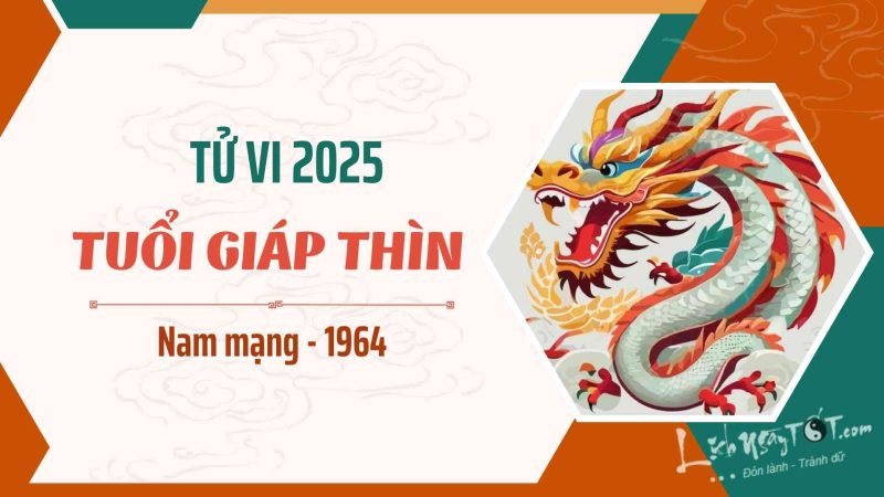 Tử vi tuổi Giáp Thìn 1964 nam mạng năm 2025 chi tiết về vận hạn và tài lộc