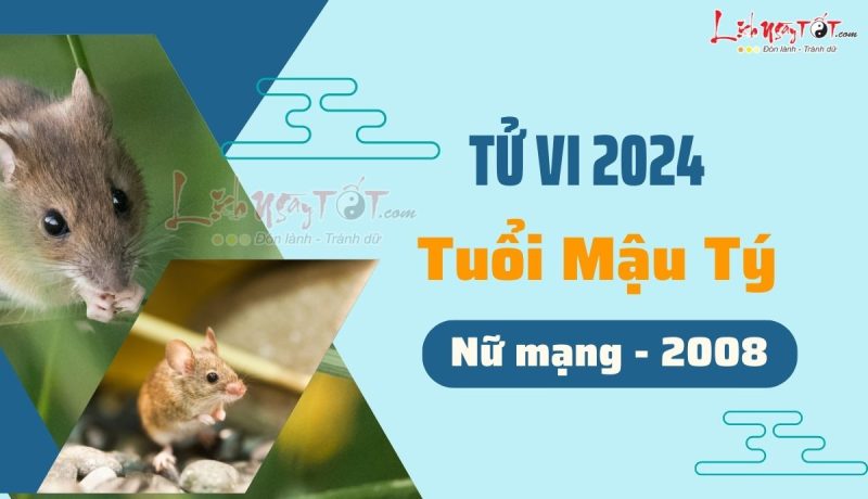 Tử vi tuổi Mậu Tý 2008 nữ mạng