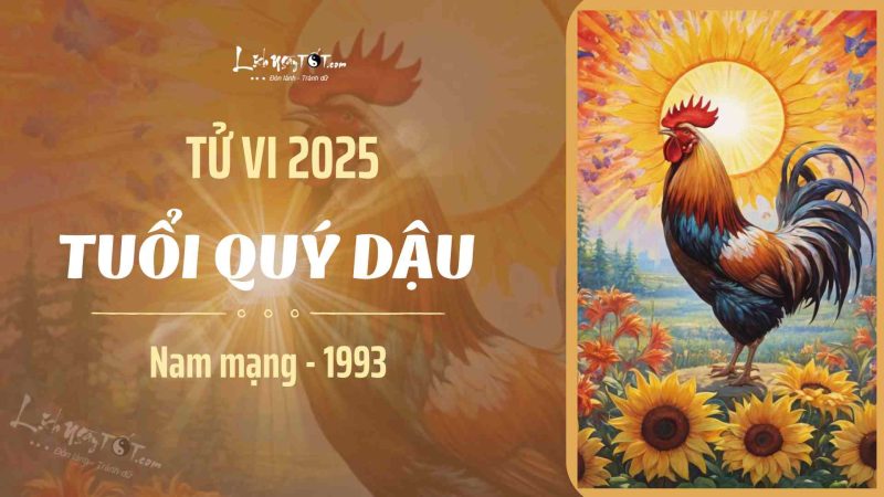 Tử vi tuổi Quý Dậu nam mạng 2025 và vận hạn