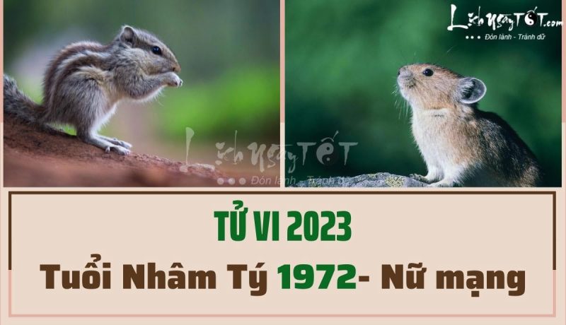 Tử vi tuổi Tý 1972 nữ mạng 2023 và ảnh hưởng sao Thái Dương