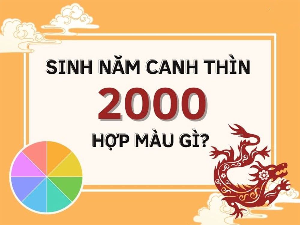 Tuổi Canh Thìn năm 2025 hợp màu trắng, nâu đất, vàng