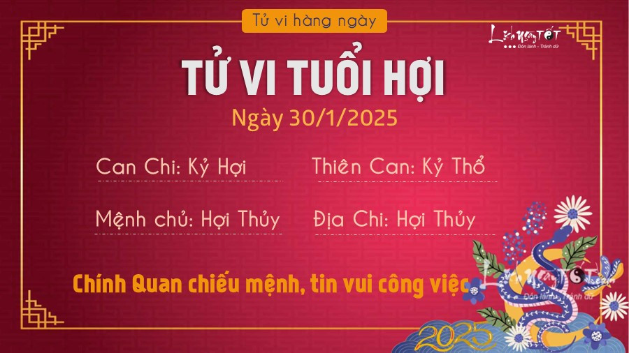 Tuổi Hợi đón tin vui