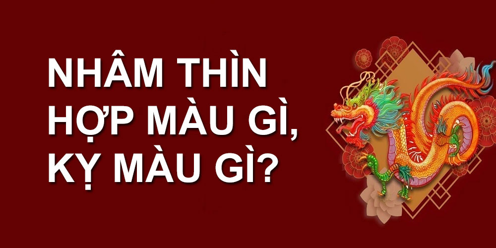 Tuổi Nhâm Thìn năm 2025 tương hợp với màu trắng, đen và xanh dương