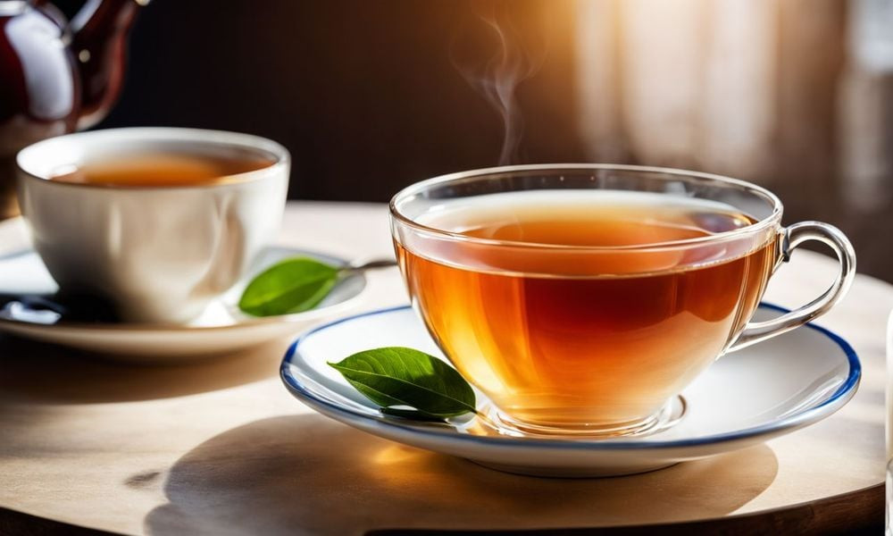 Uống trà gừng ấm có thể giúp giảm các cơn đau bao tử cấp tính.