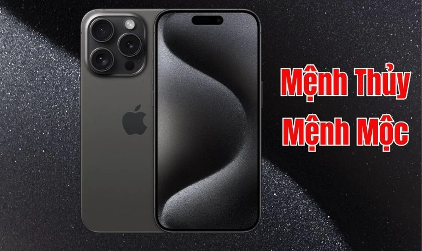 Vật phẩm màu titan đen, biểu tượng của sự uy lực, phù hợp cho người mệnh Thủy và Mộc
