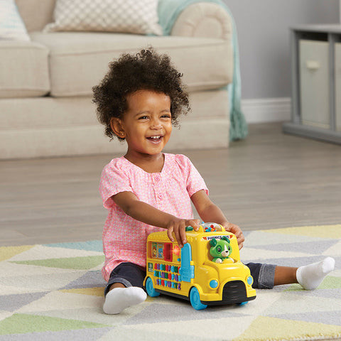 Xe bus đồ chơi vui học Leapfrog giúp bé làm quen chữ cái và số, tăng cường kỹ năng giao tiếp và nhận biết sớm